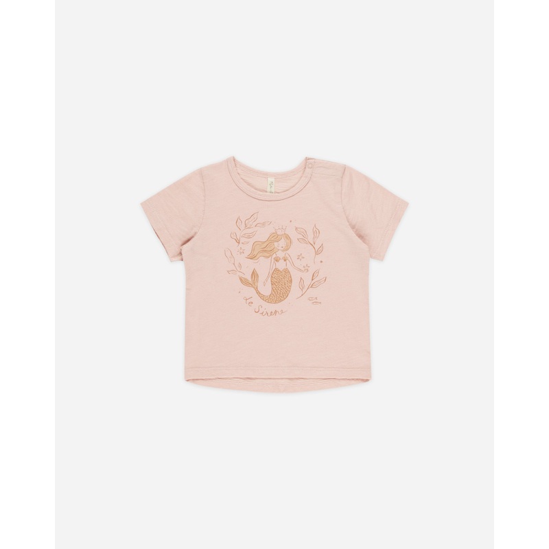 Basic Tee || Mermaid|0-3M|3-6M|6-12M|12-18M|18-24M|2-3Y|4-5Y|6-7Y|8-9Y