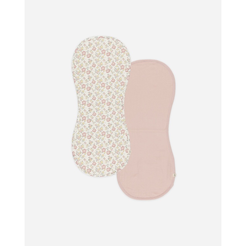 -Burp Cloth, 2 Pack || Bloom, Bubblegum-