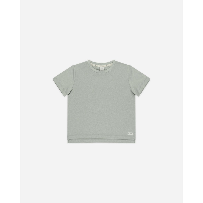 Cove Essential Tee || Heathered Seafoam