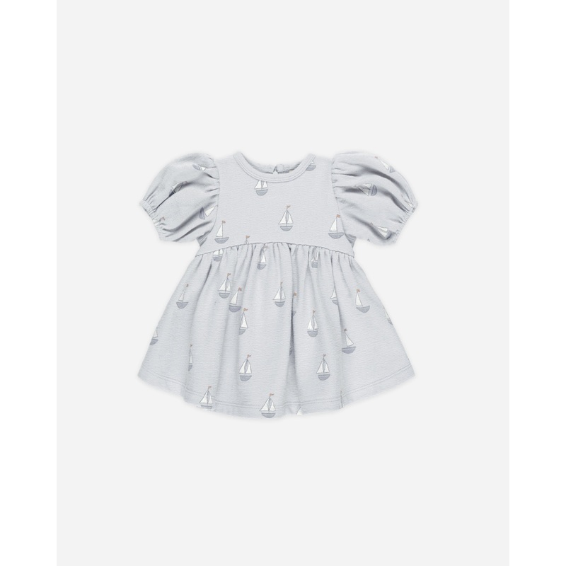 -Darla Dress || Sailboats-|Color|0-3M|3-6M|6-12M|12-18M|18-24M|2-3Y|4-5Y