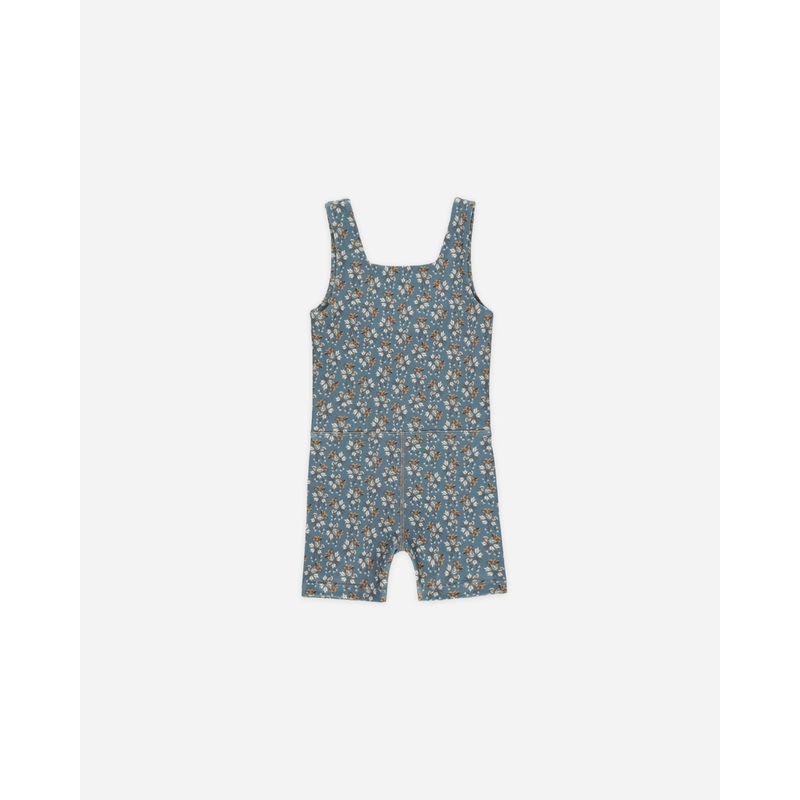 Malibu Bodysuit || Blue Floral