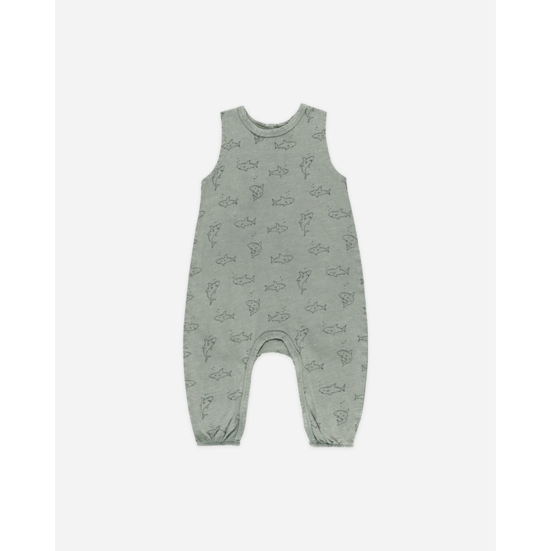 Mills Jumpsuit || Sharks|0-3M|3-6M|6-12M|12-18M|18-24M|2-3Y