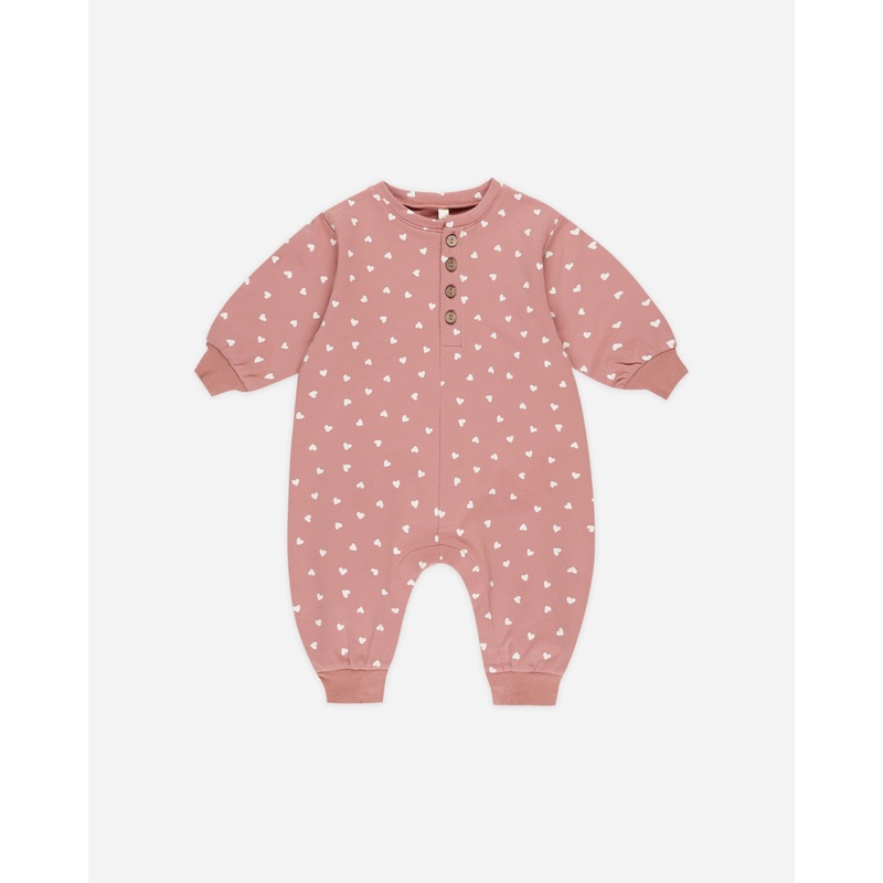 -Relaxed Jumpsuit || Lipstick Hearts-