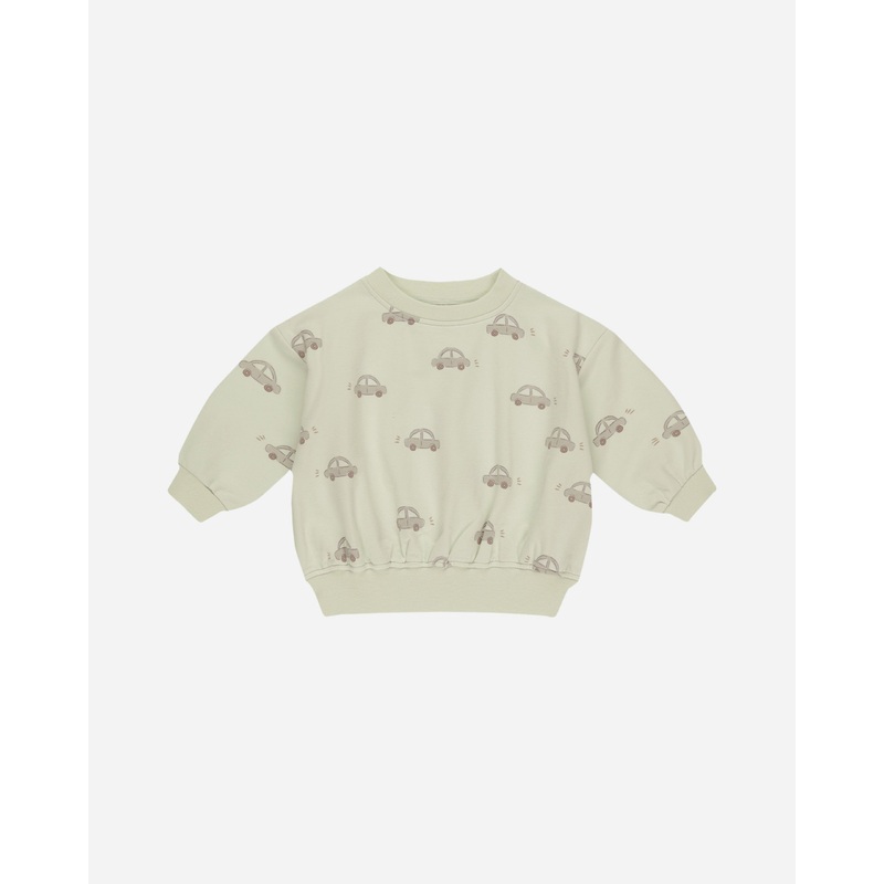 -Relaxed Sweatshirt || Cars-|Color|0-3M|3-6M|6-12M|12-18M|18-24M|2-3Y|4-5Y