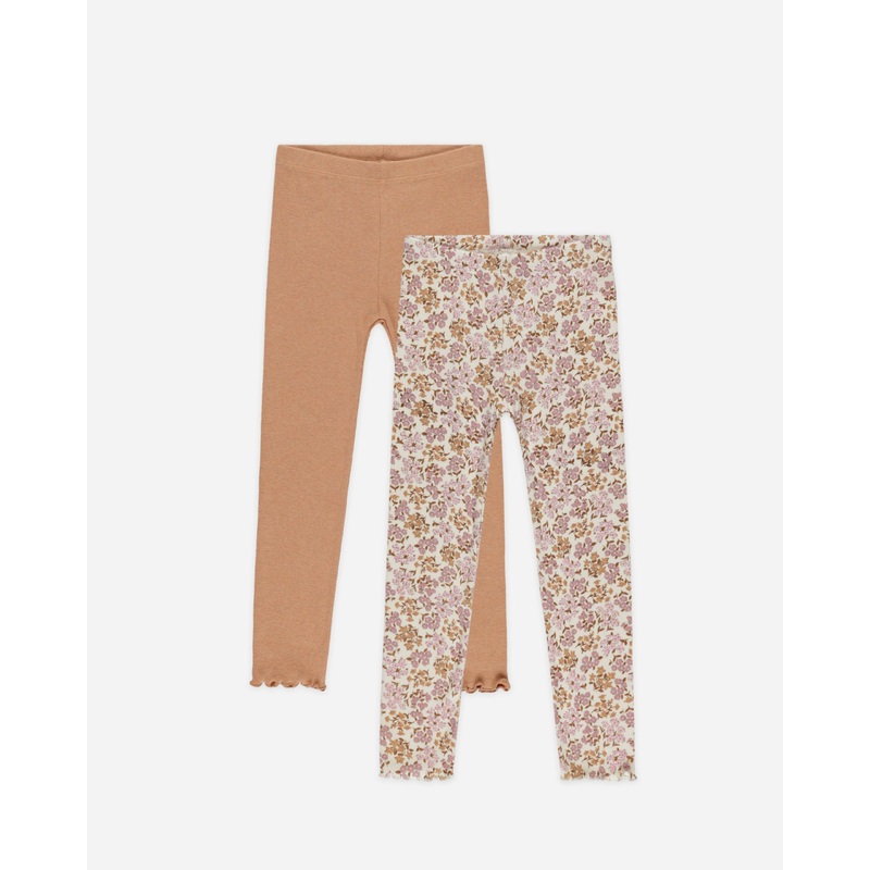 Ribbed Legging Set || Wildflower, Grapefruit