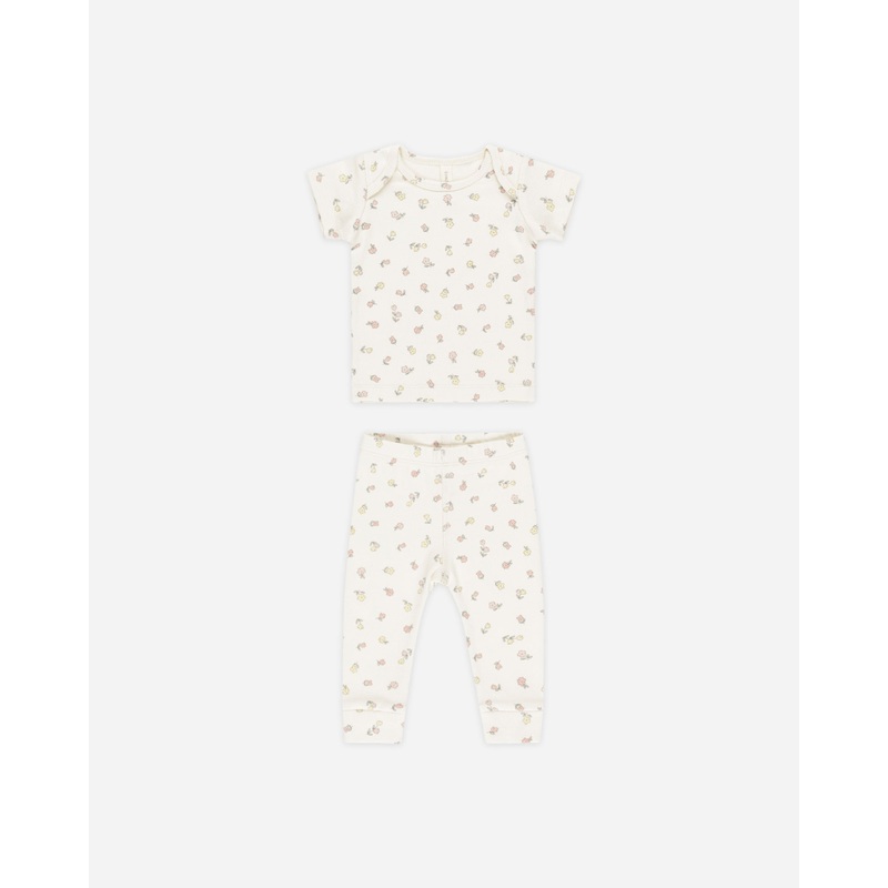 Ribbed Short Sleeve Tee + Legging Set || Fleur