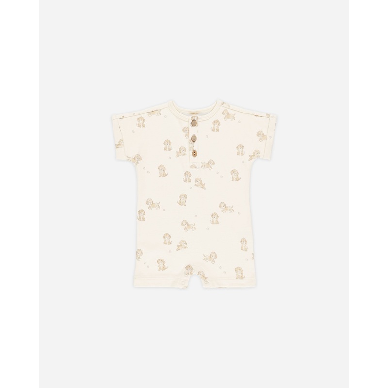 -Short Sleeve One-Piece || Puppies-