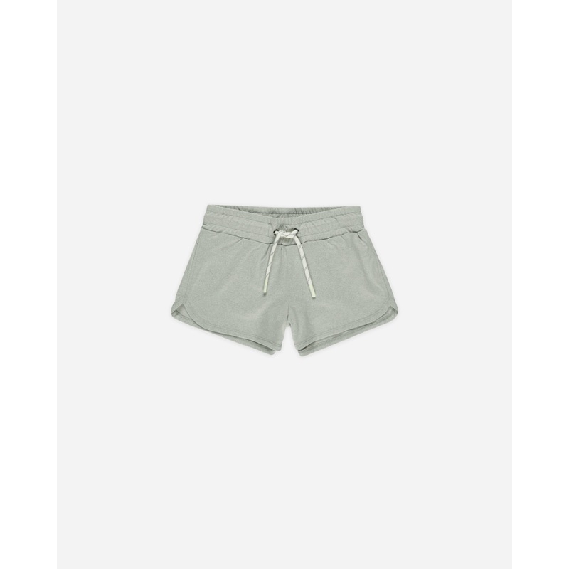 Speed Short || Heathered Seafoam