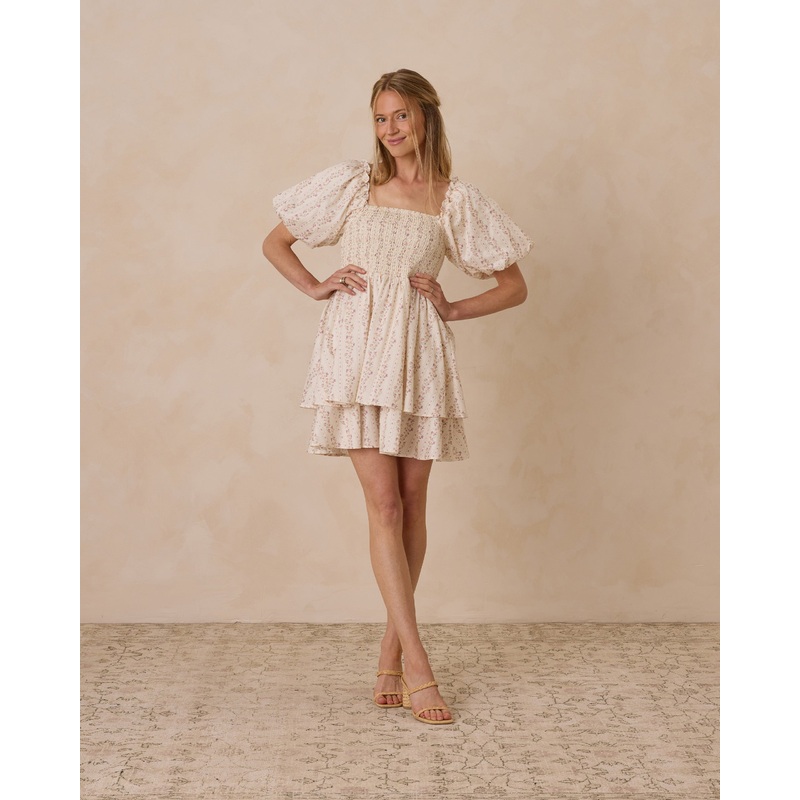 Annette Dress || Floral Stripe