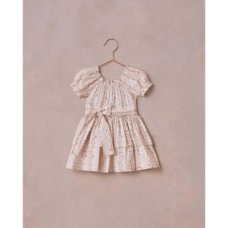 Annette Dress | Floral Stripe|2Y|4Y|6Y|8Y|10Y|12Y