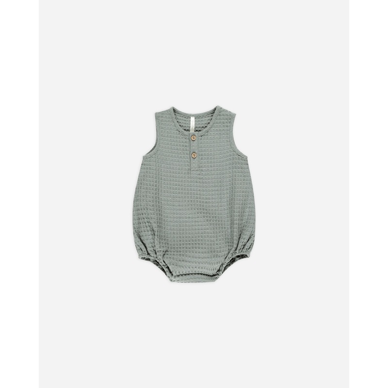 Beau Romper || Eucalyptus|0-3M|3-6M|6-12M|12-18M|18-24M|2-3Y