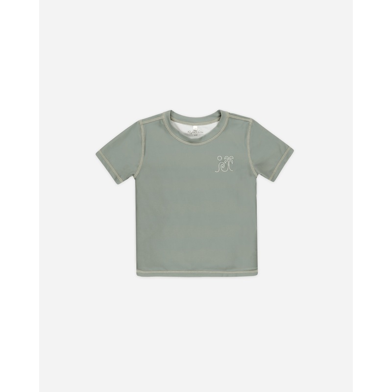 Boys Rashguard || Eucalyptus|3-6M|6-12M|12-18M|18-24M|2-3Y|4-5Y|6-7Y|8-9Y