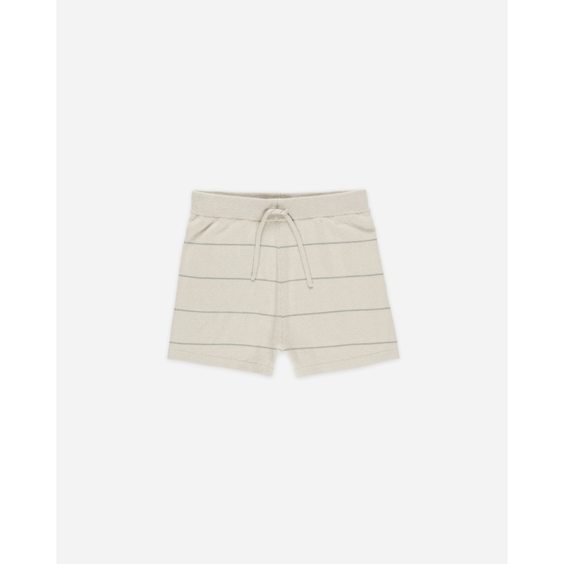 Chandler Knit Short || Eucalyptus Stripe