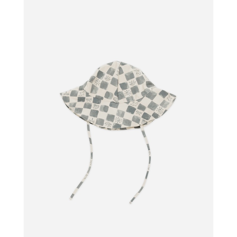 Floppy Swim Hat || Coastal Check