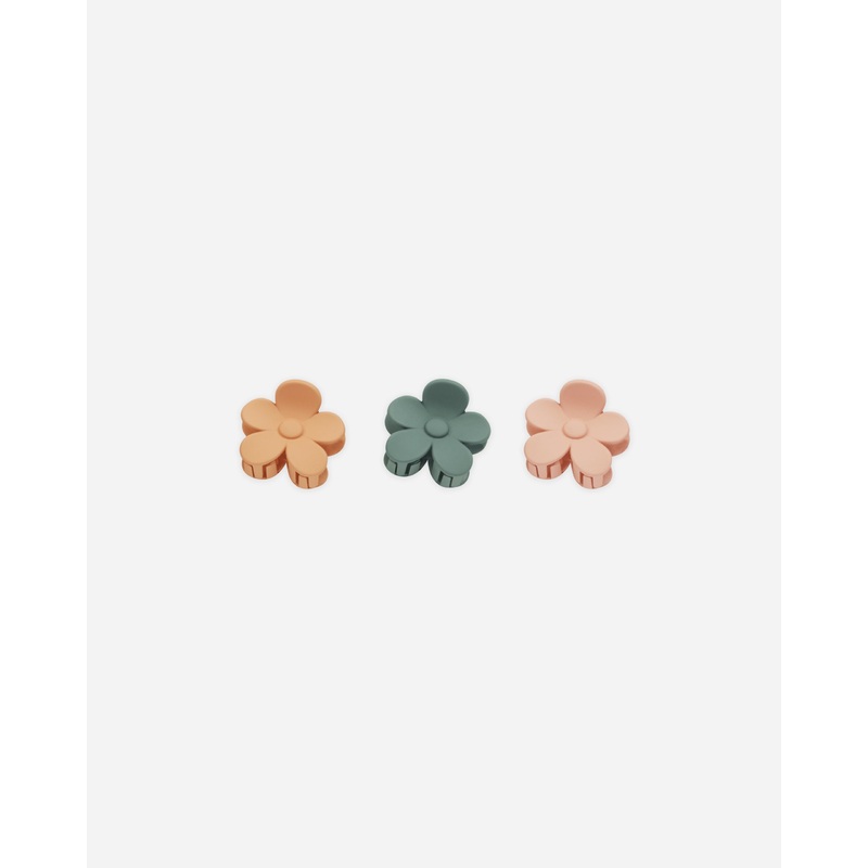 Flower Hair Clip || Grapefruit, Eucalyptus, Pink