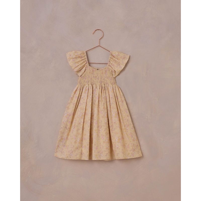 Hazel Dress | Lemon Floral|2Y|4Y|6Y|8Y|10Y|12Y