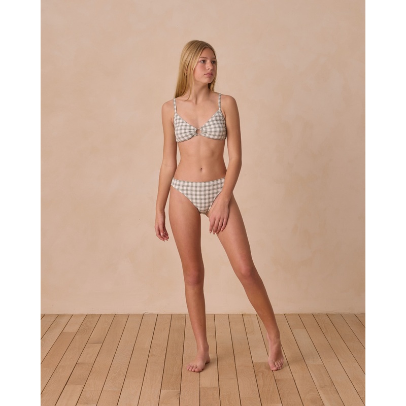 Leila Bikini Set || Eucalyptus Check Teen