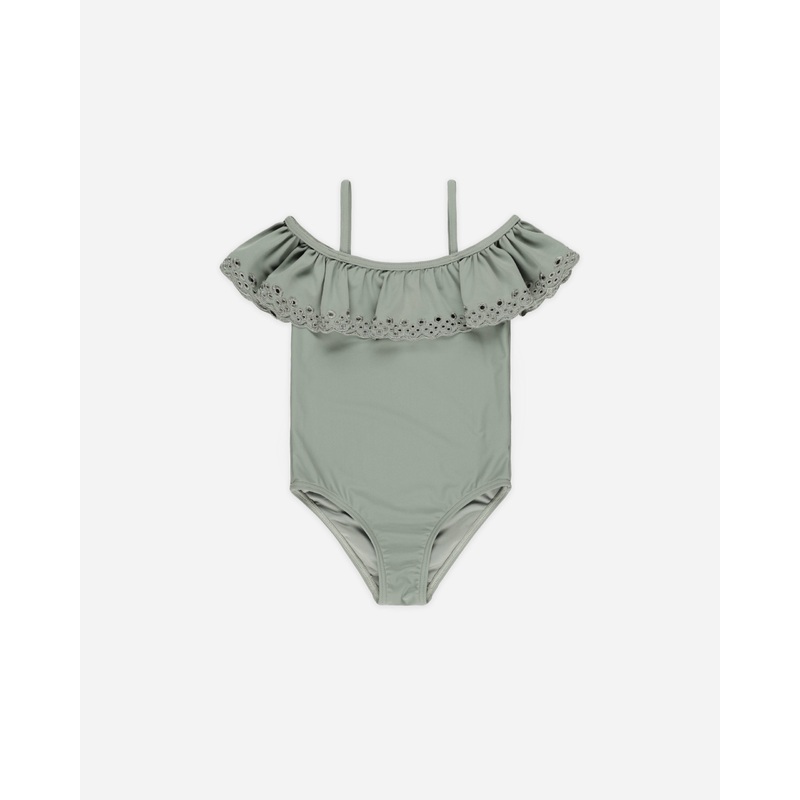 Off The Shoulder One-piece || Eucalyptus