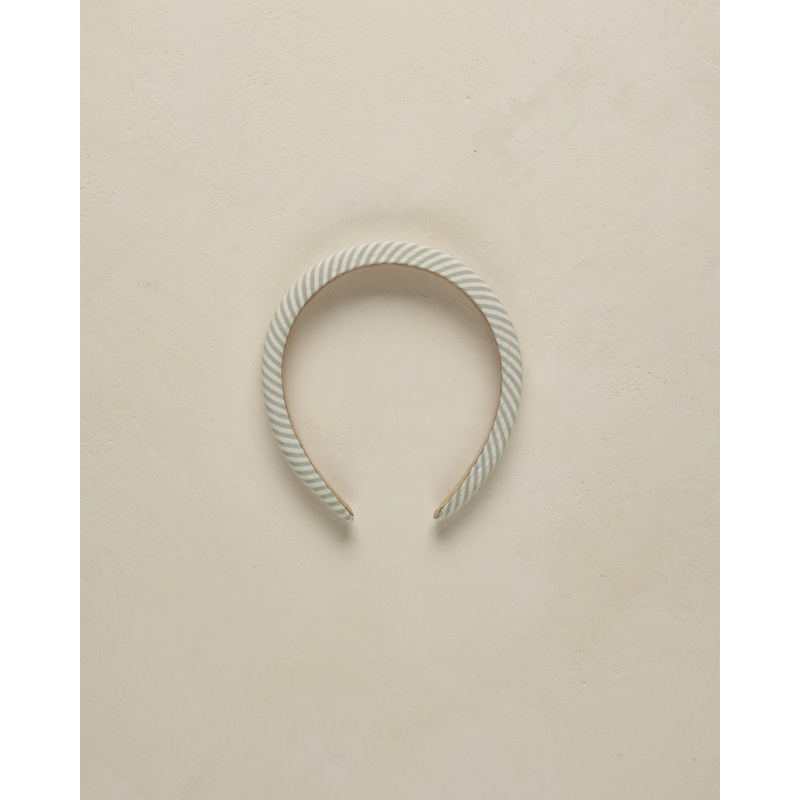 Padded Headband || Sage Stripe