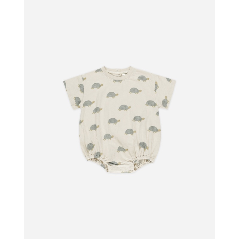 Relaxed Bubble Romper || Sea Turtles
