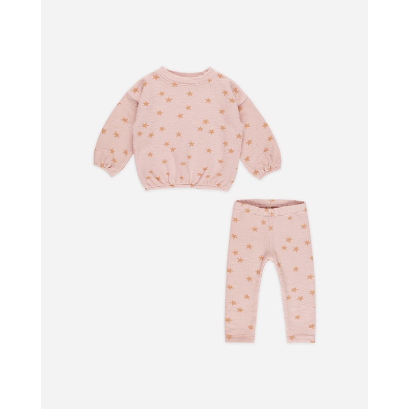 Spongy Knit Set || Starfish|0-3M|3-6M|6-12M|12-18M|18-24M|2-3Y|4-5Y|6-7Y|8-9Y
