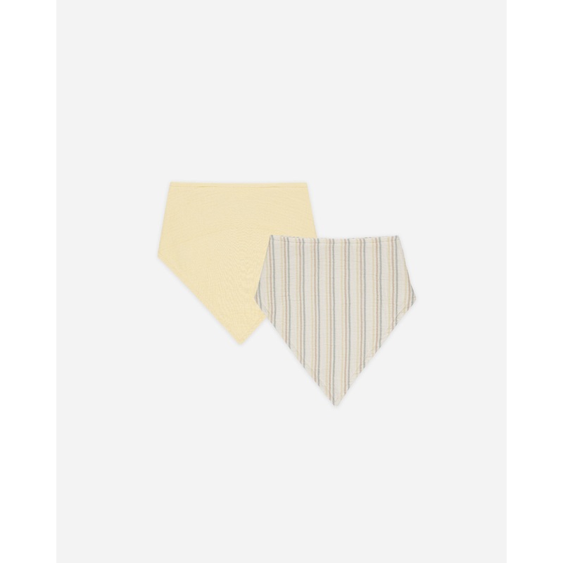 Bandana Scarf, 2 Pack || Summer Stripe, Yellow