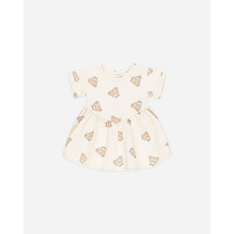 Brielle Dress || Teddy|Color|0-3M|3-6M|6-12M|12-18M|18-24M|2-3Y|4-5Y