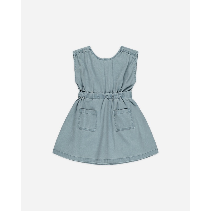 Denim Mini Dress || Ocean|2-3Y|4-5Y|6-7Y|8-9Y