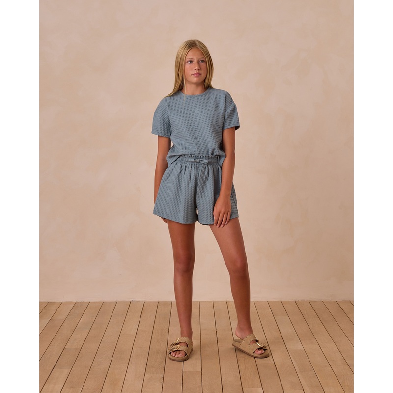 Girls Waffle Set | Ocean|Color|10Y|12Y|14Y|16Y