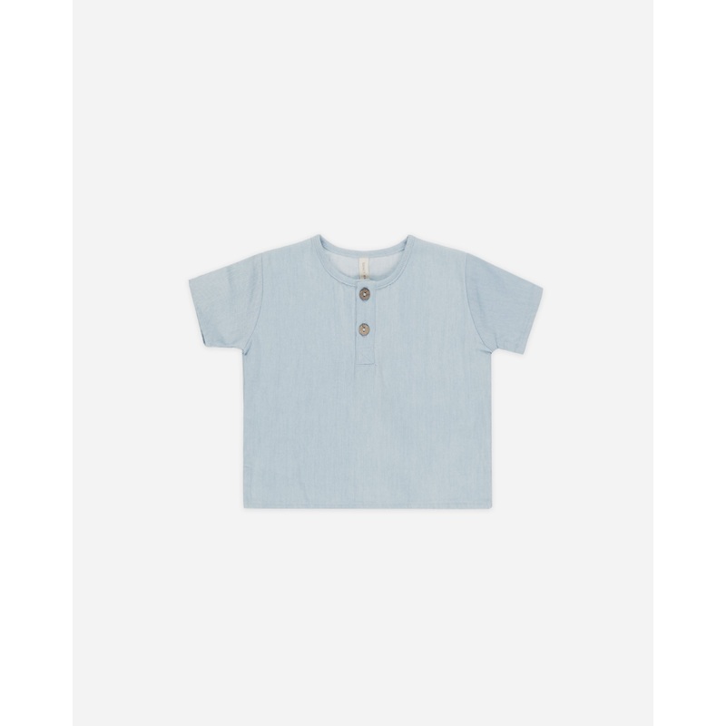 Henry Top || Chambray|Color|0-3M|3-6M|6-12M|12-18M|18-24M|2-3Y|4-5Y