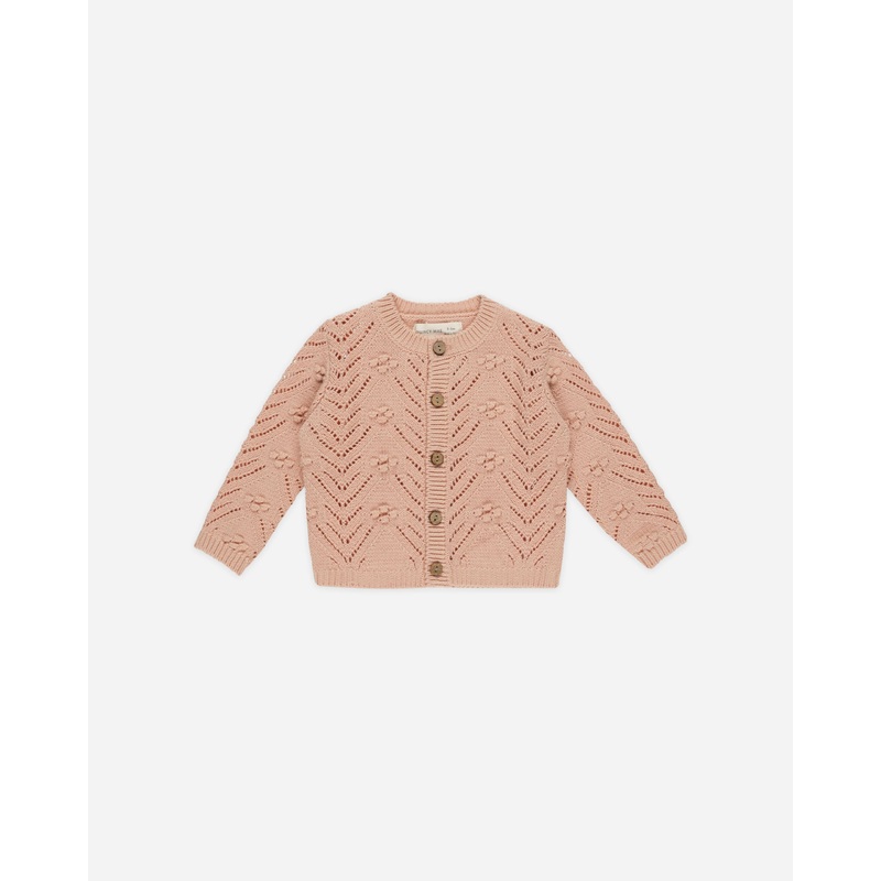 Knit Cardigan || Melon|Color|0-3M|3-6M|6-12M|12-18M|18-24M|2-3Y|4-5Y