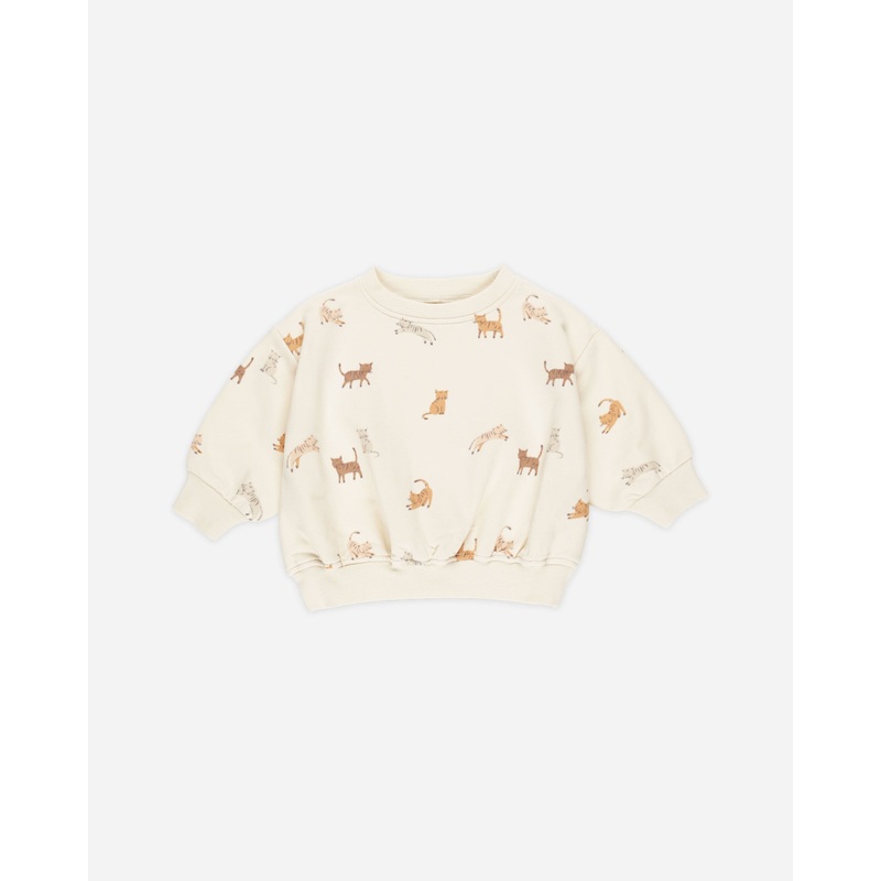 Relaxed Sweatshirt || Cats|Color|0-3M|3-6M|6-12M|12-18M|18-24M|2-3Y|4-5Y