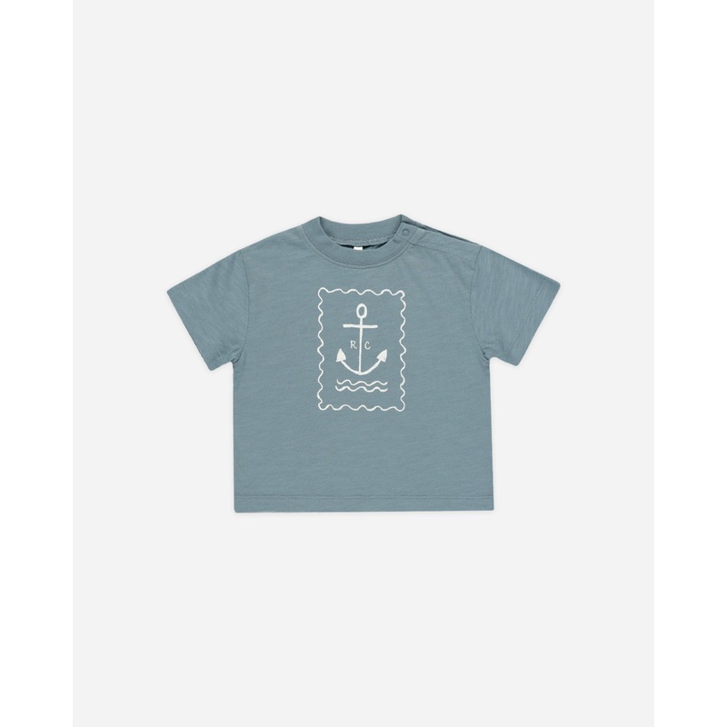 Relaxed Tee || Anchor|Color|3-6M|6-12M|12-18M|18-24M|2-3Y|4-5Y|6-7Y|8-9Y