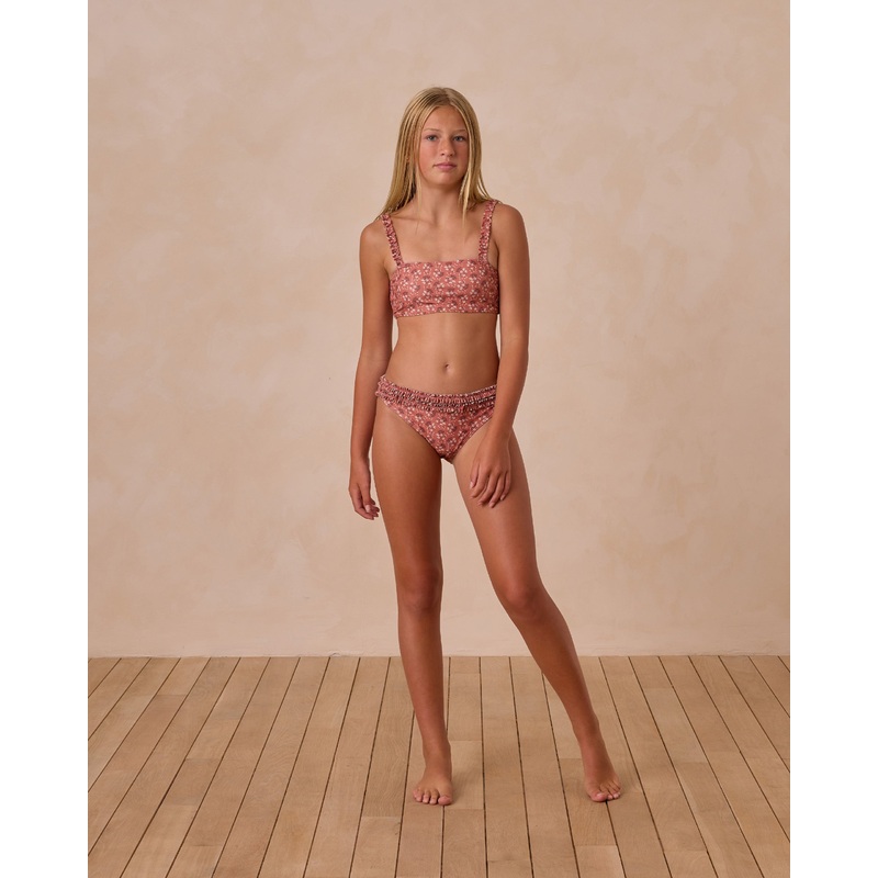 Rouched Bikini | Red Floral|Color|10Y|12Y|14Y|16Y