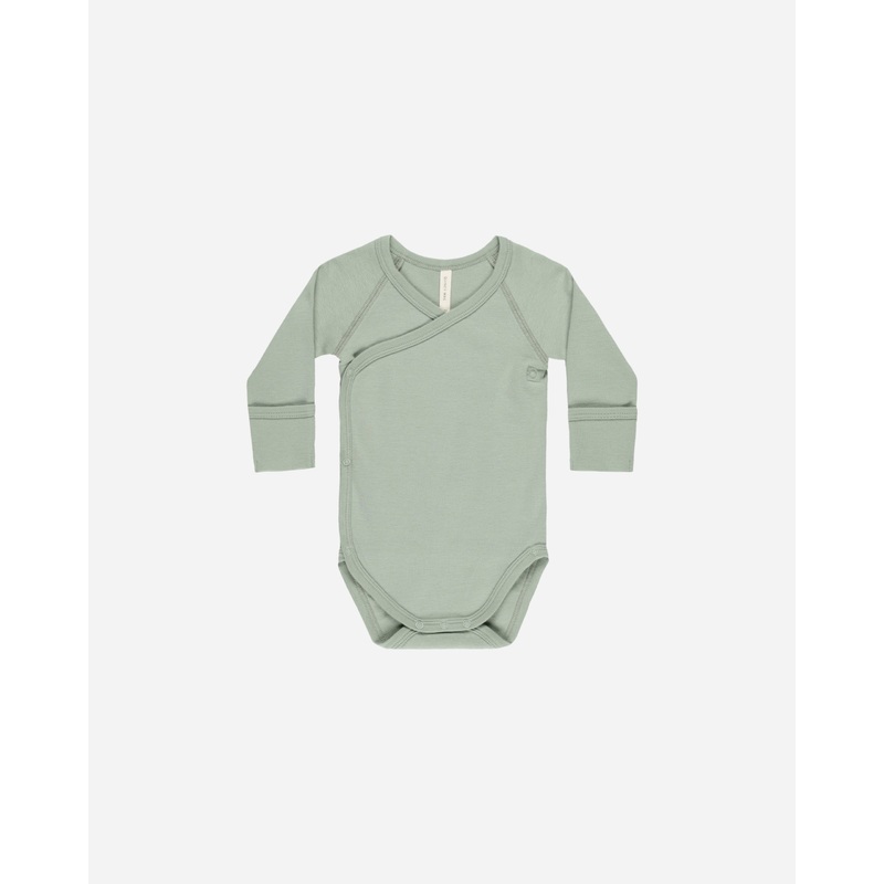 Side Snap Bodysuit || Sage|Color|0-3M|3-6M|NB
