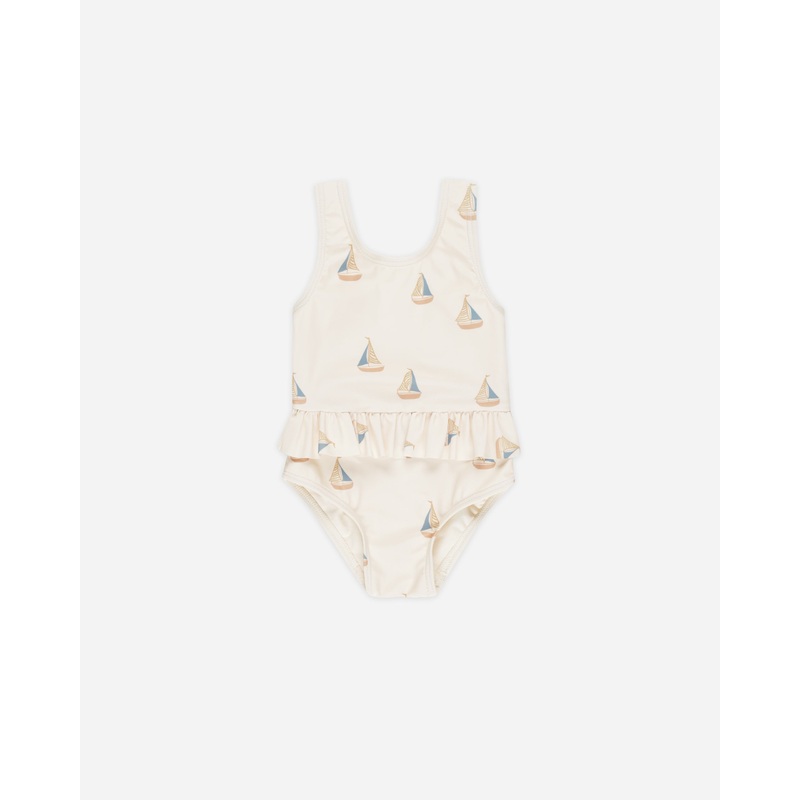 Skirted One-Piece || Sailboats