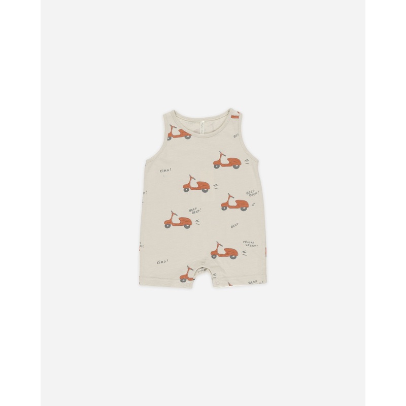 Sleeveless One-Piece || Moped|Color|0-3M|3-6M|6-12M|12-18M|18-24M|2-3Y