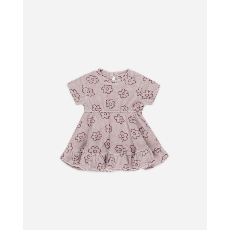 Terry Dress || Daisy|Color|0-3M|3-6M|6-12M|12-18M|18-24M|2-3Y|4-5Y