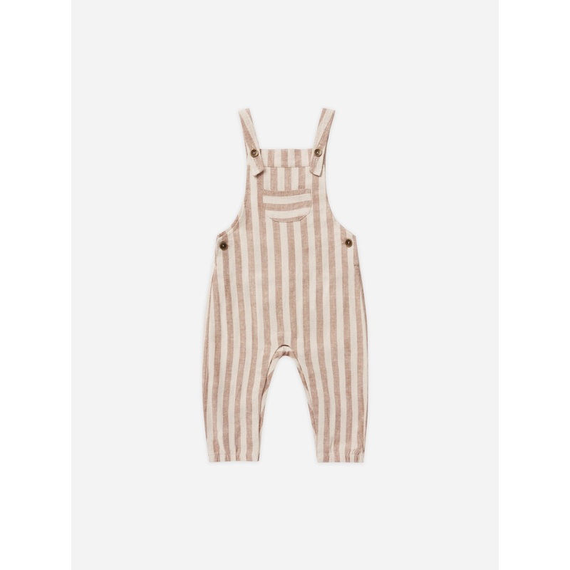 Baby Overall || Clay Stripe|Clay|0-3m|3-6m|6-12m|12-18m|18-24m|2-3y