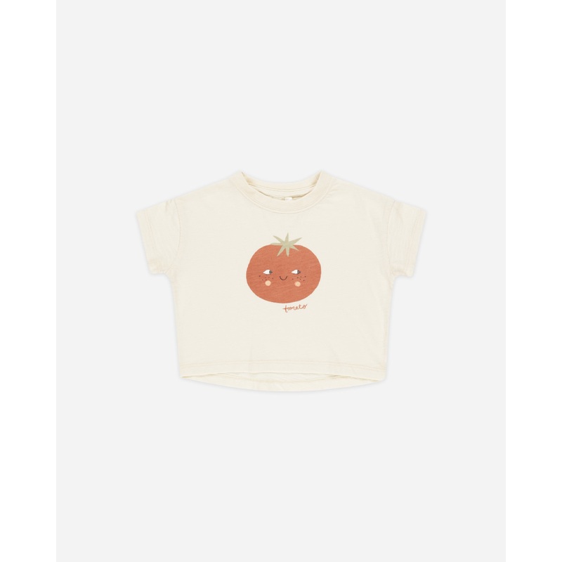 Boxy Tee || Tomato|Color|3-6M|6-12M|12-18M|18-24M|2-3Y|4-5Y|6-7Y|8-9Y
