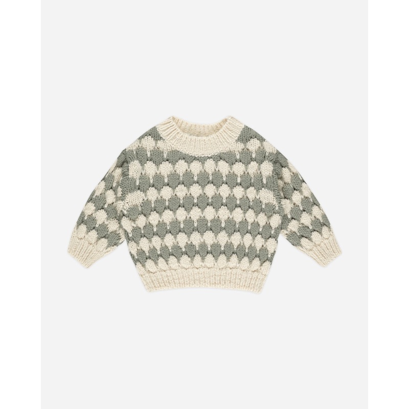 Bubble Knit Sweater || Laurel Stripe