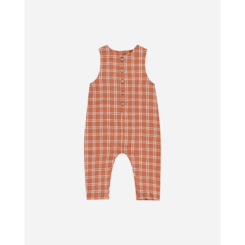 Button Jumpsuit || Poppy Check
