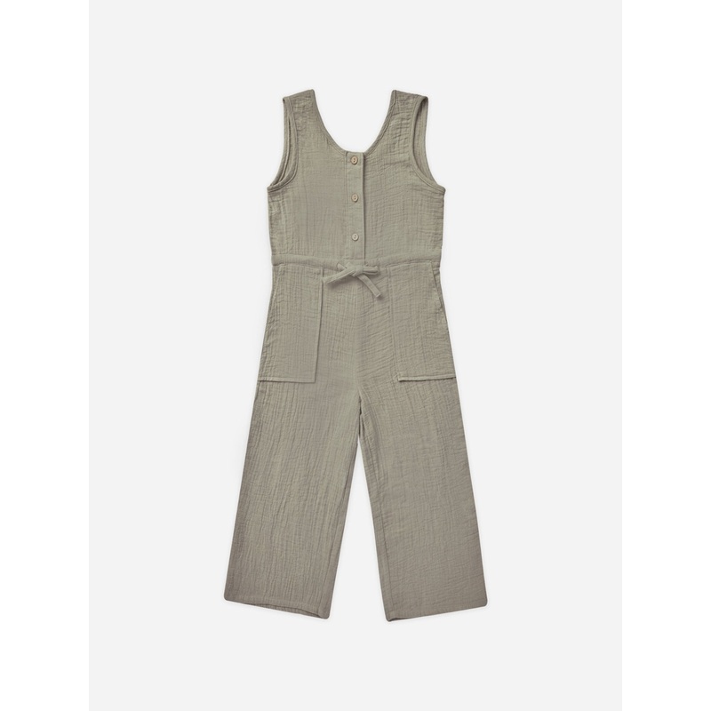 Charlee Jumpsuit || Sage|Sage|2-3y|4-5y|6-7y|8-9y|10-12y