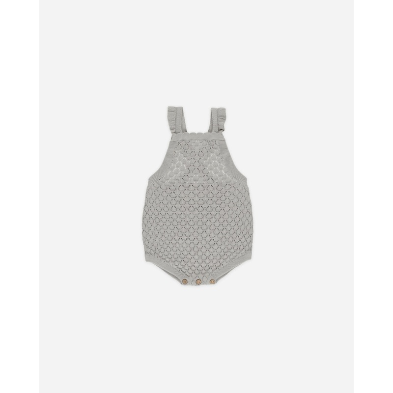 Crochet Romper || Seafoam|Color|0-3M|3-6M|6-12M|12-18M|18-24M|2-3Y