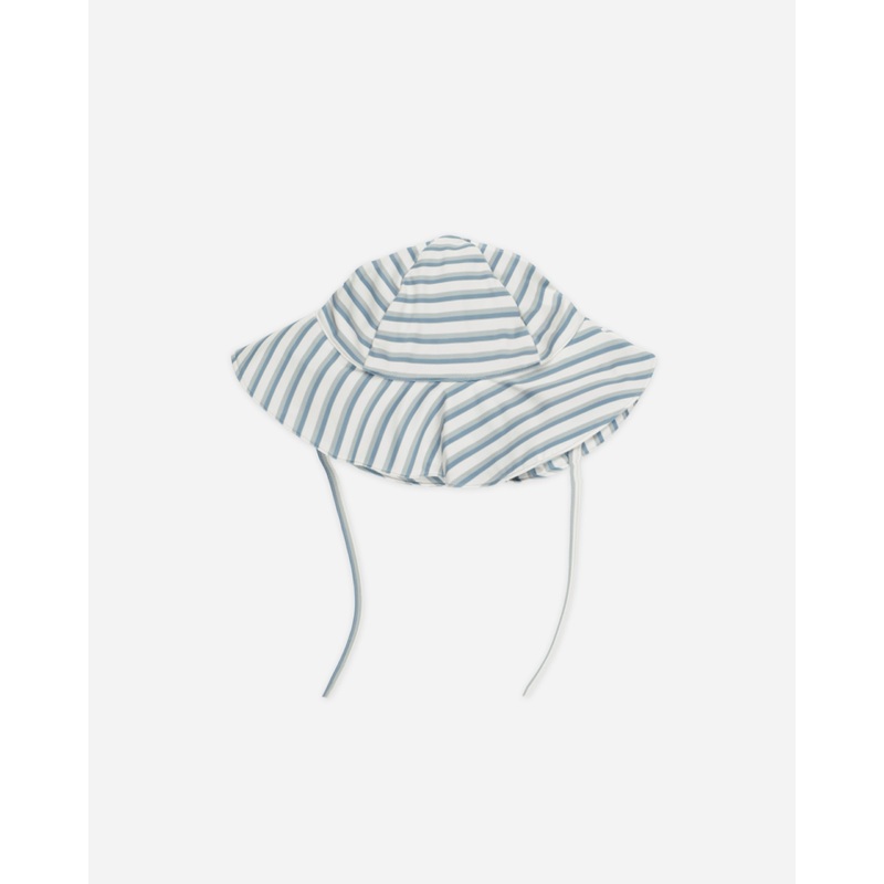 Floppy Swim Hat || Seafoam Stripe