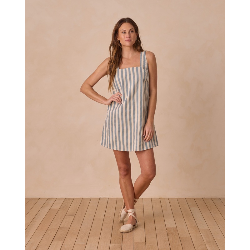 Kala Mini Dress || Ocean Stripe