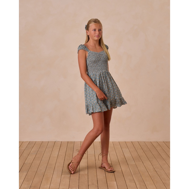 Kalina Dress | Blue Floral|Color|10Y|12Y|14Y|16Y