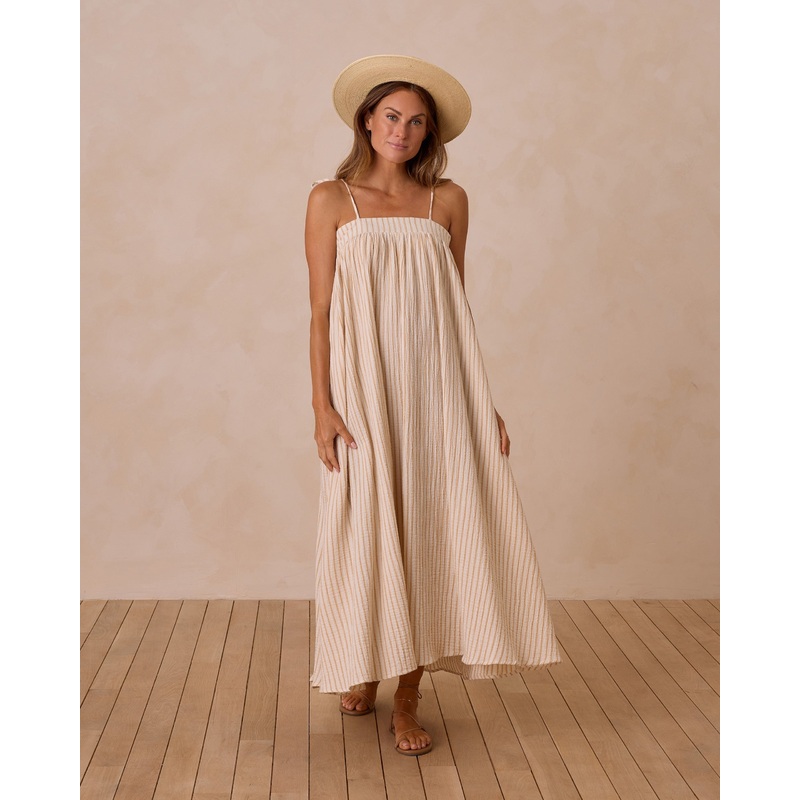 Malea Dress || Marigold Stripe