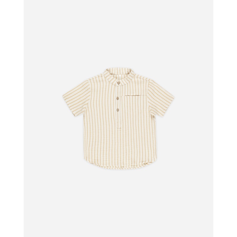 Mason Shirt || Marigold Stripe