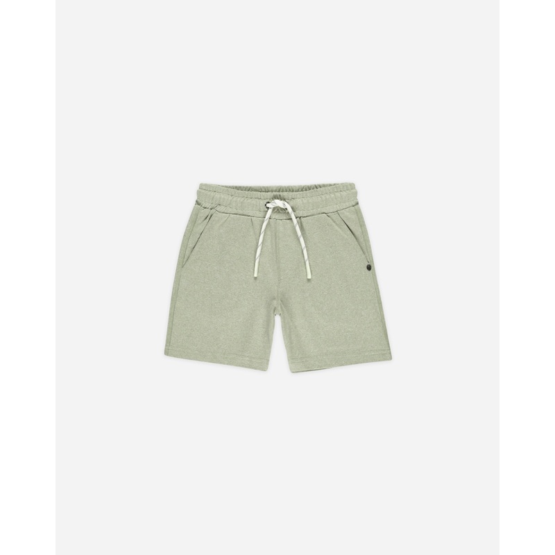 Oceanside Tech Short || Heathered Sage